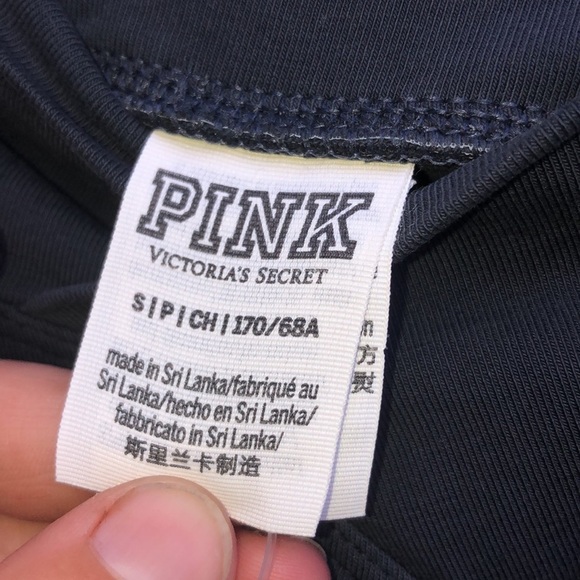 PINK Victoria's Secret leggings tie dye color size small NWT gray active wear - Picture 6 of 8